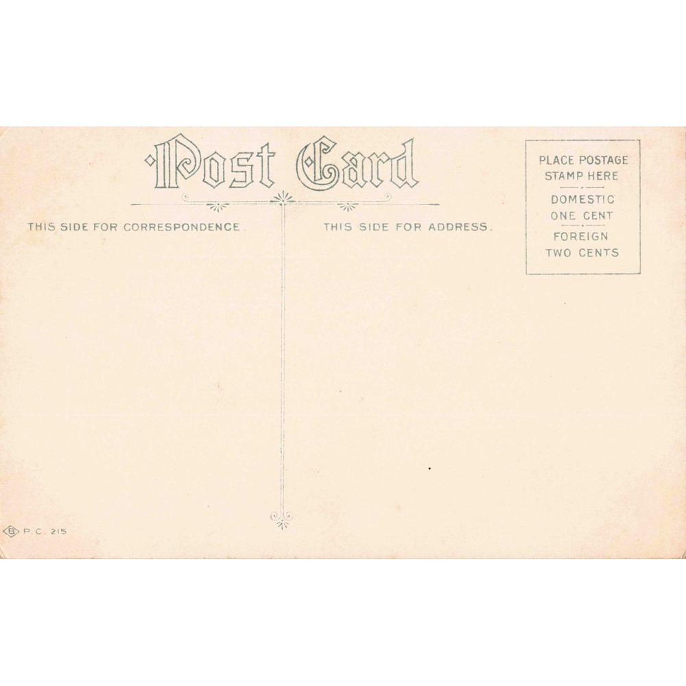 Vintage To Seal Our Friendship Postcard B.P.C. 215 Letters Wax Seal Sentiment - Picture 2 of 2